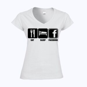 Softstyle™ women's v-neck t-shirt Thumbnail