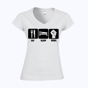 Softstyle™ women's v-neck t-shirt Thumbnail