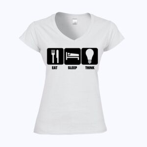 Softstyle™ women's v-neck t-shirt Thumbnail