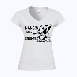 Softstyle™ women's v-neck t-shirt Thumbnail