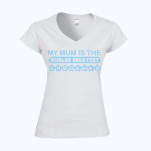 Softstyle™ women's v-neck t-shirt Thumbnail