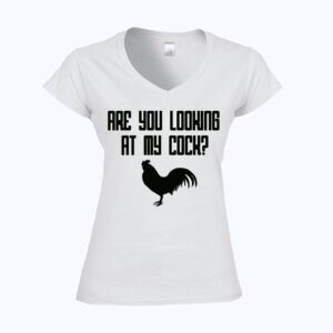 Softstyle™ women's v-neck t-shirt Thumbnail