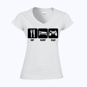 Softstyle™ women's v-neck t-shirt Thumbnail