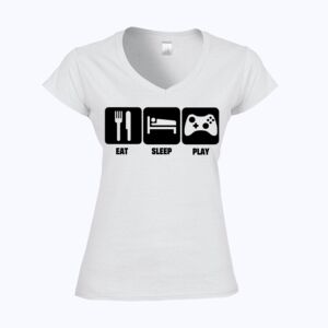 Softstyle™ women's v-neck t-shirt Thumbnail