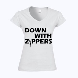 Softstyle™ women's v-neck t-shirt Thumbnail