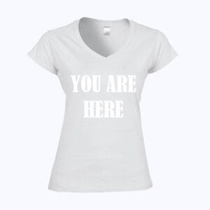 Softstyle™ women's v-neck t-shirt Thumbnail