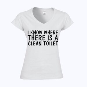 Softstyle™ women's v-neck t-shirt Thumbnail