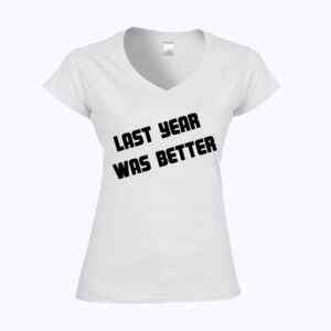 Softstyle™ women's v-neck t-shirt Thumbnail