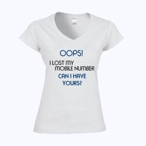 Softstyle™ women's v-neck t-shirt Thumbnail