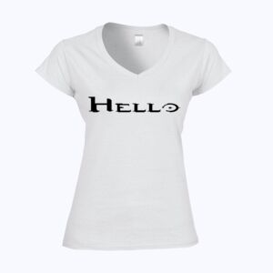 Softstyle™ women's v-neck t-shirt Thumbnail