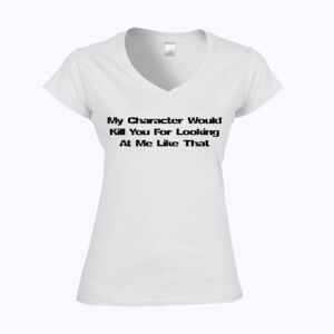 Softstyle™ women's v-neck t-shirt Thumbnail