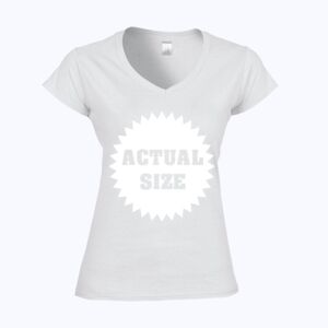 Softstyle™ women's v-neck t-shirt Thumbnail