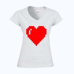 Softstyle™ women's v-neck t-shirt Thumbnail
