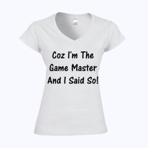 Softstyle™ women's v-neck t-shirt Thumbnail