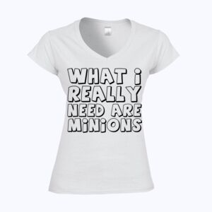 Softstyle™ women's v-neck t-shirt Thumbnail