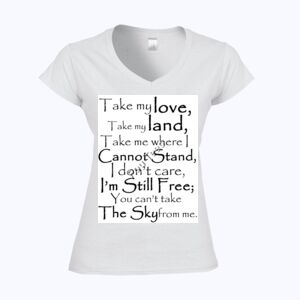 Softstyle™ women's v-neck t-shirt Thumbnail