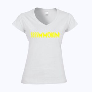 Softstyle™ women's v-neck t-shirt Thumbnail
