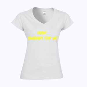Softstyle™ women's v-neck t-shirt Thumbnail