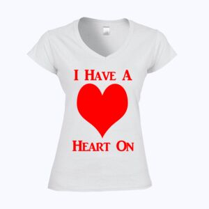 Softstyle™ women's v-neck t-shirt Thumbnail