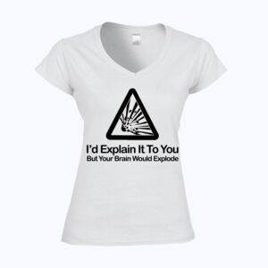Softstyle™ women's v-neck t-shirt Thumbnail