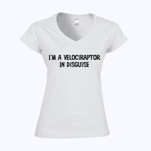 Softstyle™ women's v-neck t-shirt Thumbnail