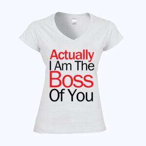 Softstyle™ women's v-neck t-shirt Thumbnail
