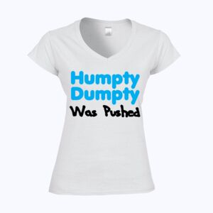 Softstyle™ women's v-neck t-shirt Thumbnail