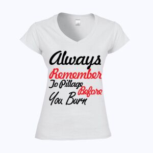 Softstyle™ women's v-neck t-shirt Thumbnail