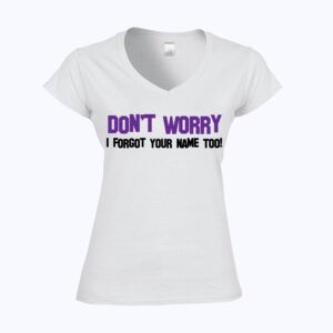 Softstyle™ women's v-neck t-shirt Thumbnail