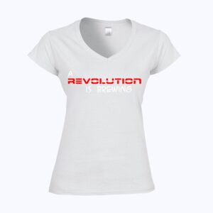 Softstyle™ women's v-neck t-shirt Thumbnail
