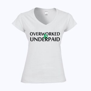 Softstyle™ women's v-neck t-shirt Thumbnail