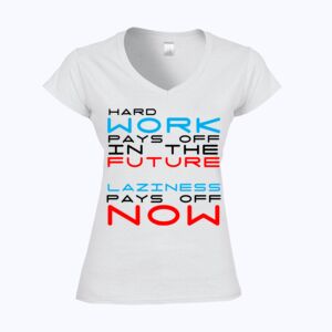 Softstyle™ women's v-neck t-shirt Thumbnail