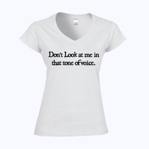 Softstyle™ women's v-neck t-shirt Thumbnail