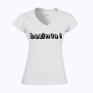 Softstyle™ women's v-neck t-shirt Thumbnail