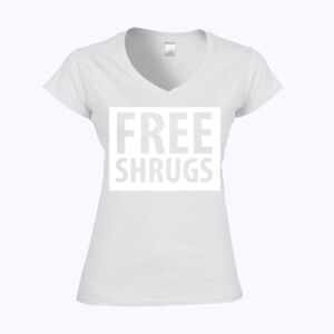 Softstyle™ women's v-neck t-shirt Thumbnail