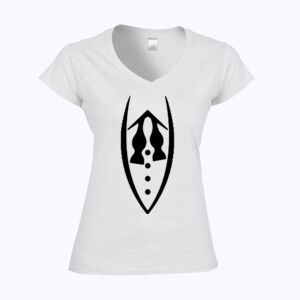 Softstyle™ women's v-neck t-shirt Thumbnail