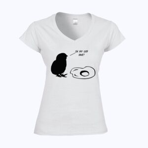 Softstyle™ women's v-neck t-shirt Thumbnail