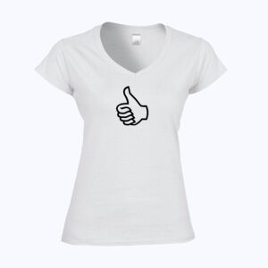 Softstyle™ women's v-neck t-shirt Thumbnail