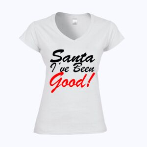 Softstyle™ women's v-neck t-shirt Thumbnail