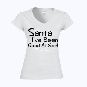 Softstyle™ women's v-neck t-shirt Thumbnail