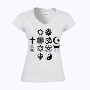 Softstyle™ women's v-neck t-shirt Thumbnail