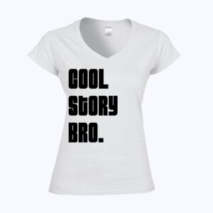 Softstyle™ women's v-neck t-shirt Thumbnail
