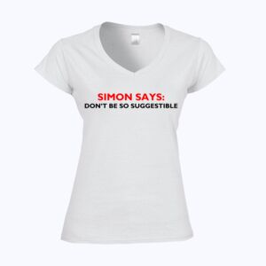 Softstyle™ women's v-neck t-shirt Thumbnail