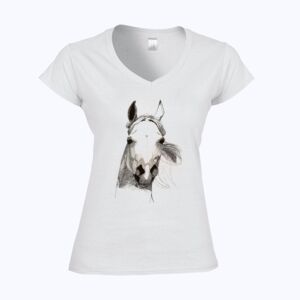 Softstyle™ women's v-neck t-shirt Thumbnail