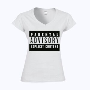 Softstyle™ women's v-neck t-shirt Thumbnail