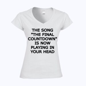 Softstyle™ women's v-neck t-shirt Thumbnail