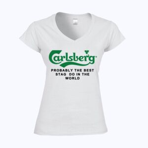 Softstyle™ women's v-neck t-shirt Thumbnail