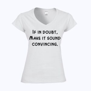 Softstyle™ women's v-neck t-shirt Thumbnail