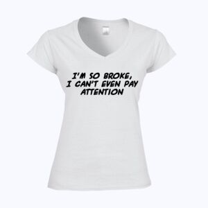 Softstyle™ women's v-neck t-shirt Thumbnail