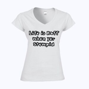 Softstyle™ women's v-neck t-shirt Thumbnail